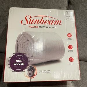 Twin Sunbeam heated mattress pad